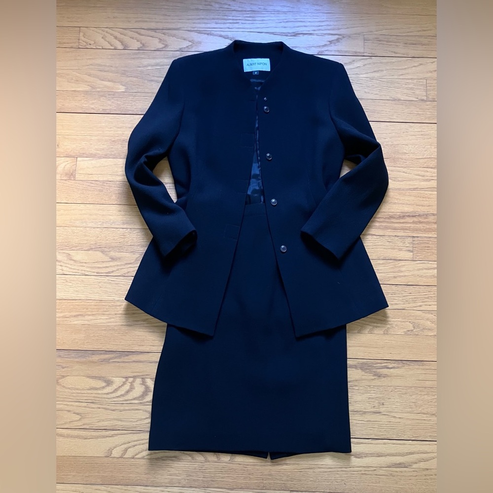 Albert Nipon Women’s Jacket and Skirt.
